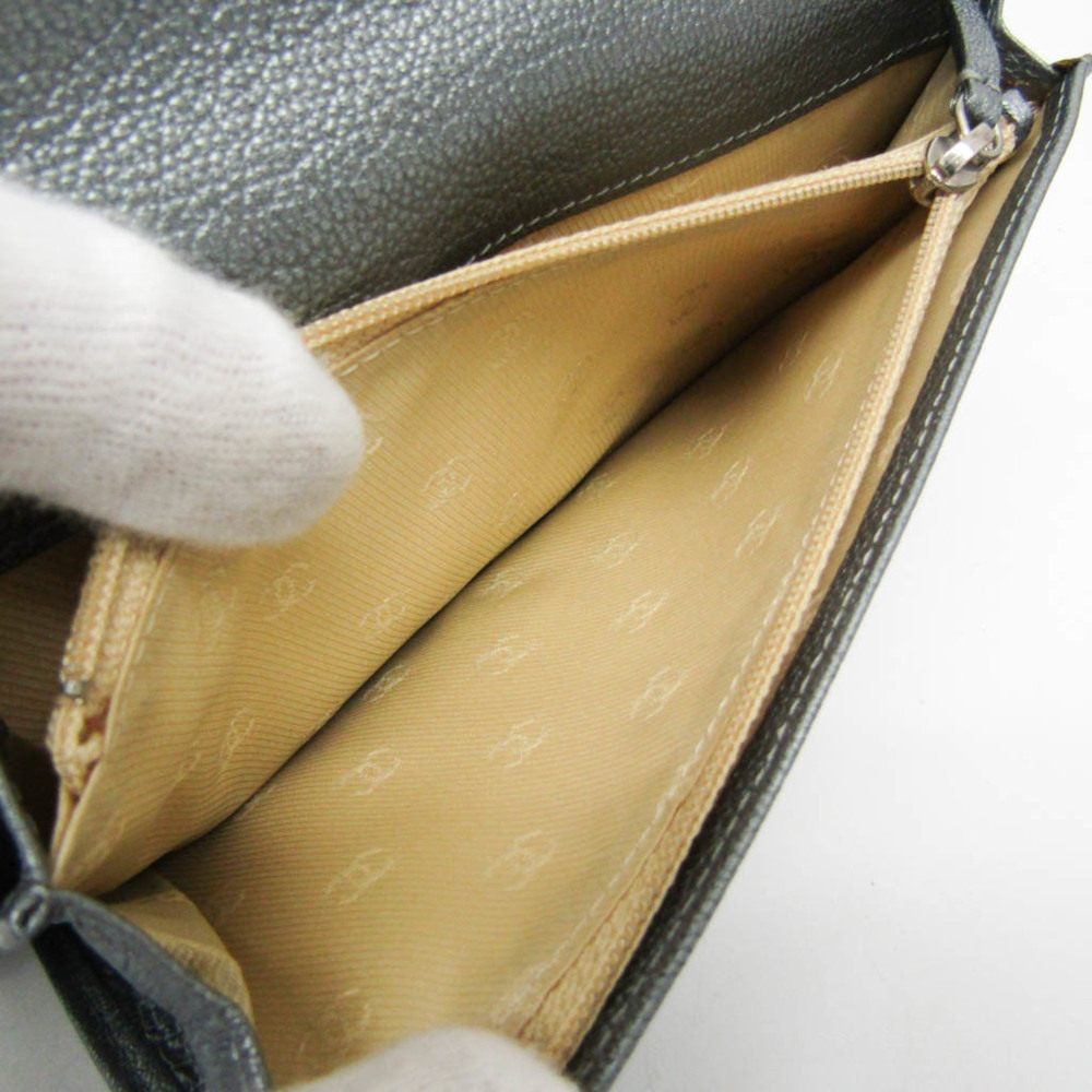 CHANEL Silver Leather Wallet - Picture 4 of 12